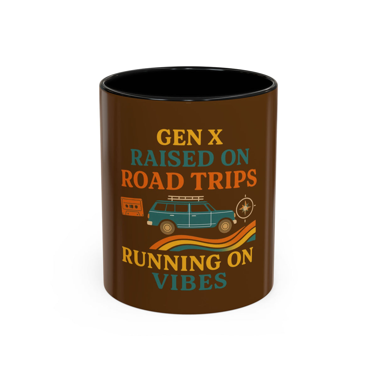 Gen X Raised On Road Trips Coffee Mug  / 11oz.