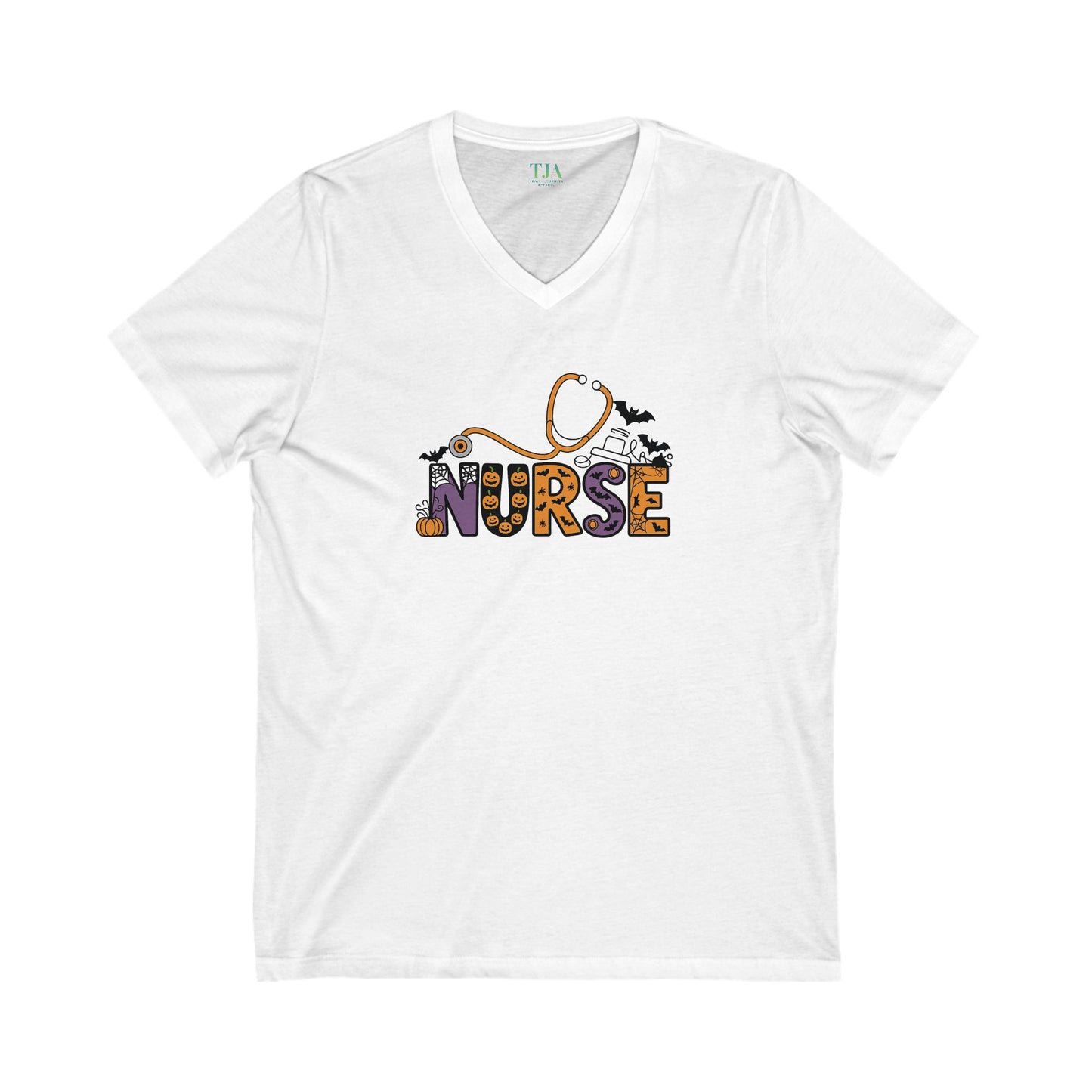 Halloween Nurse V-Neck Tee