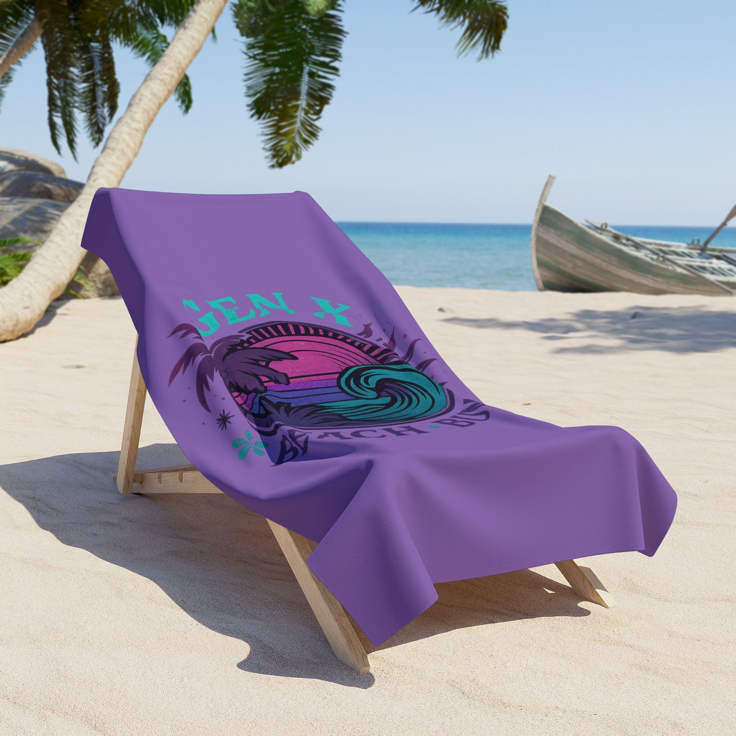 Gen X Beach Bum Beach Towel