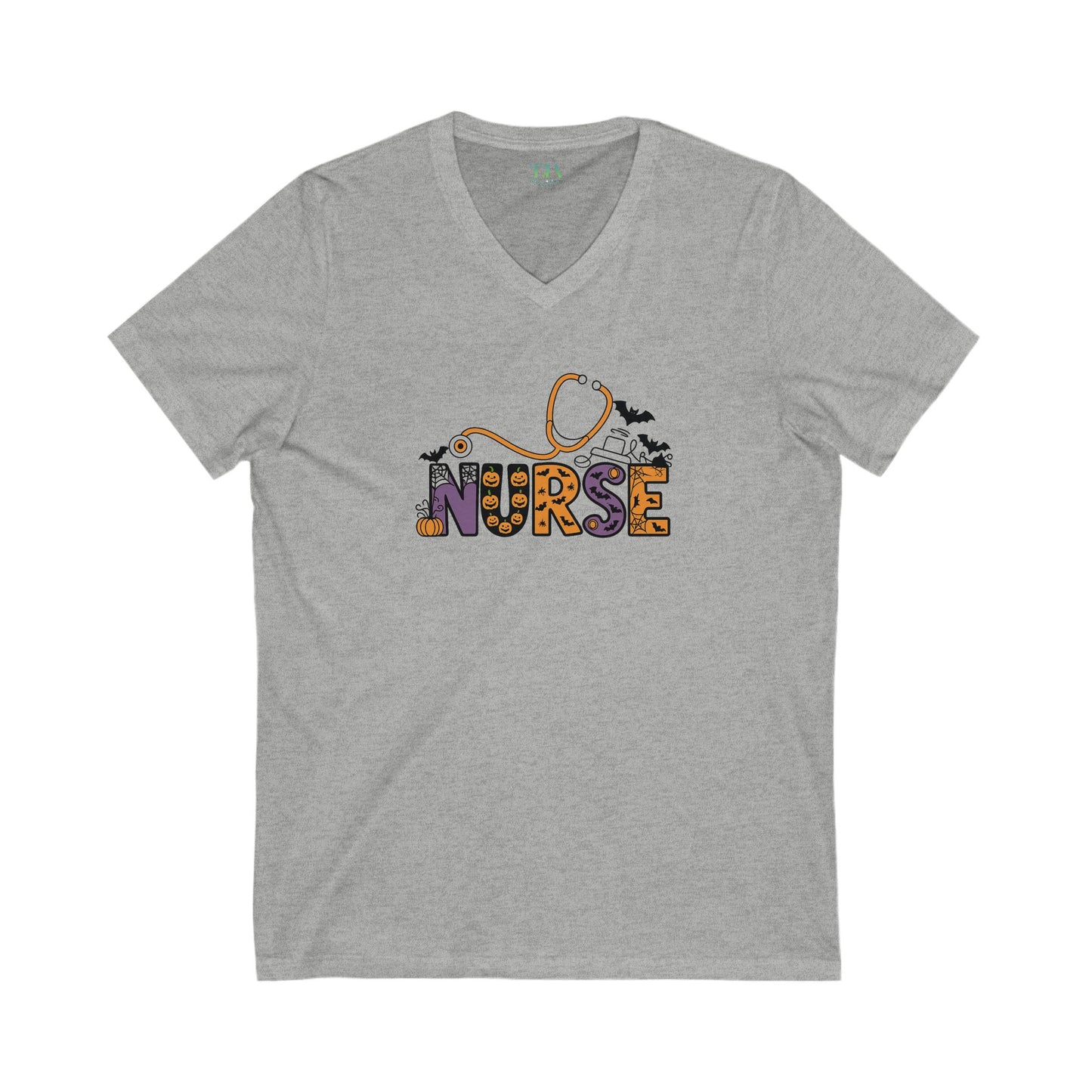 Halloween Nurse V-Neck Tee
